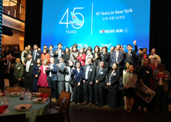 Korean Air recognised for 45 years of serving New York