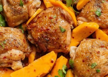 One Pan Honey Garlic Rooster