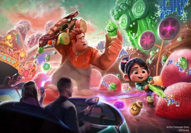 New Destroy-It Ralph Journey Changing Buzz Lightyear’s Astro Blasters at Tokyo Disneyland