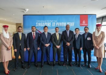 Emirates restarts provider to Phnom Penh by way of Singapore