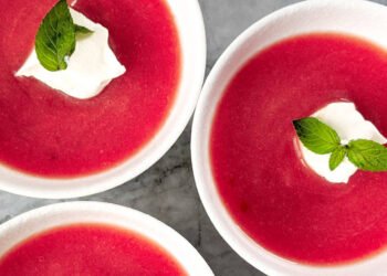 Norwegian Chilly Rhubarb Soup – Vegan Gluten Unfastened Dessert