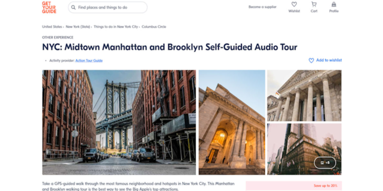 GetYourGuide disposing of excursion classes from market