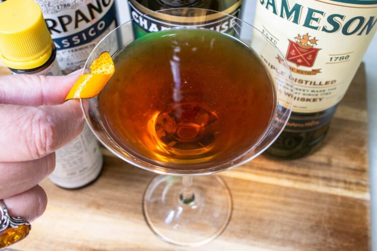 Vintage Cocktail with Irish Spirit