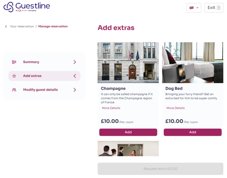 Guestline integrates ResDiary and AI to spice up gross sales of ancillary merchandise by way of visitor portal