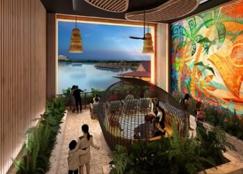 New Moana Pool Space, Eating place & Citadel View Gardens: Island Tower at Polynesian Hotel