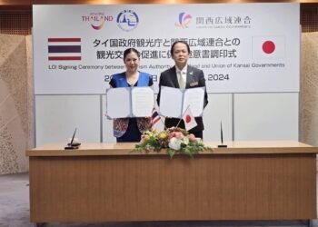 Tourism Authority of Thailand and Japan’s Union of Kansai Governments signal letter of intent for two-way tourism