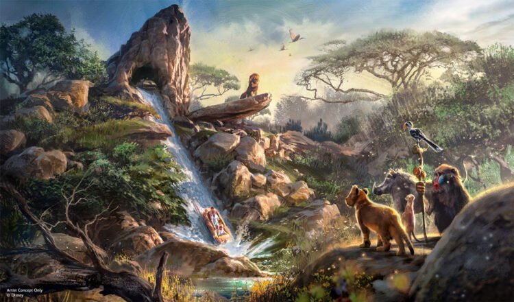 Thought Artwork & Type Footage: Lion King Trip & Delight Lands Printed for Disney Journey International