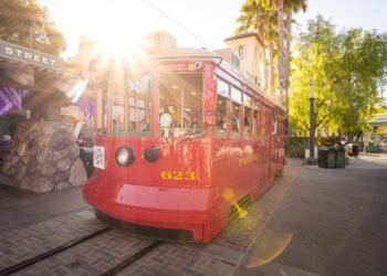 Crimson Automobile Trolley Remaining (Most definitely Completely)