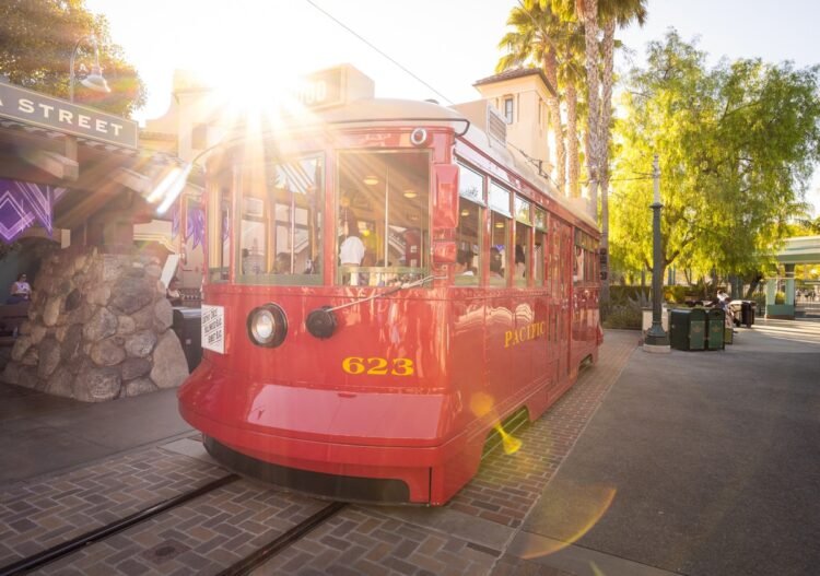 Crimson Automobile Trolley Remaining (Most definitely Completely)