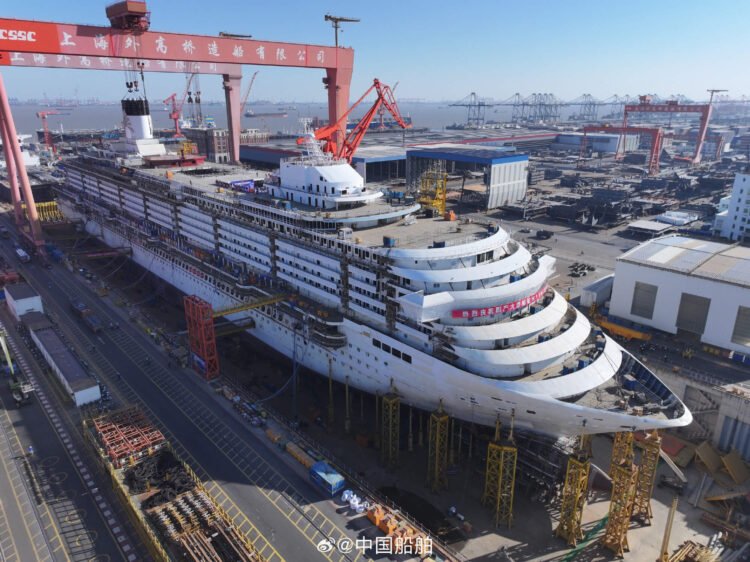 China completes preliminary section of development for 2nd domestically-built cruise send