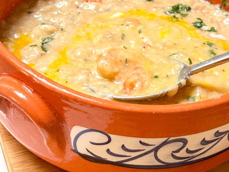 Shrimp Acorda: Pleasant Portuguese Soup