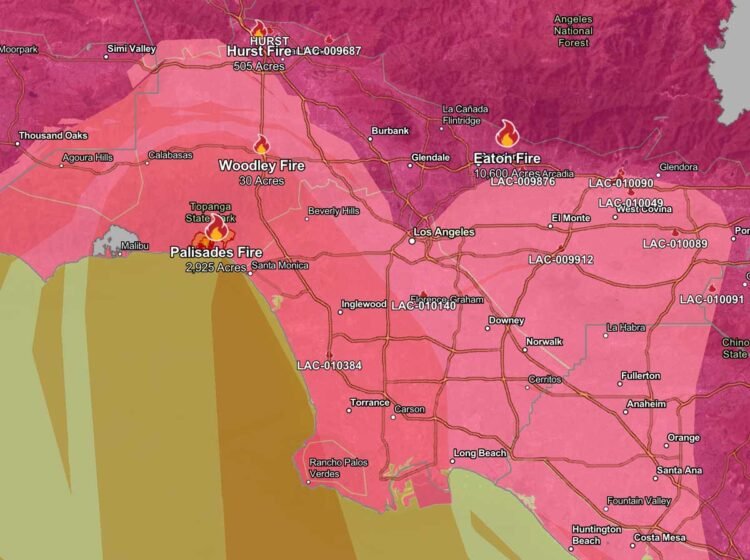 How Shut California Fires Are to Disneyland & Common Final