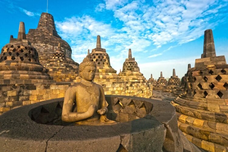 First light at Borobudur Temple – Meals Amusing & Far flung Puts