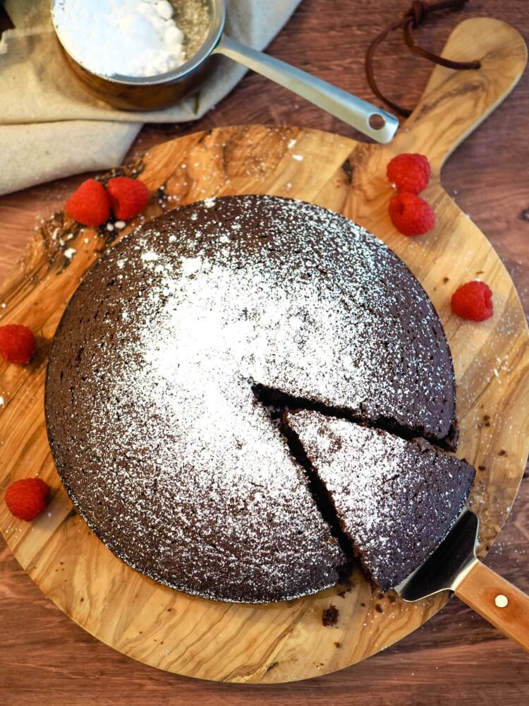 Simple Bake Chocolate Olive Oil Cake – The Trip Chew