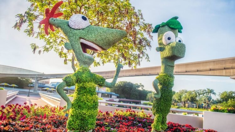 What is New at 2025 EPCOT Flower & Lawn Competition: Moana Topiaries & Hotel Meals Cubicles