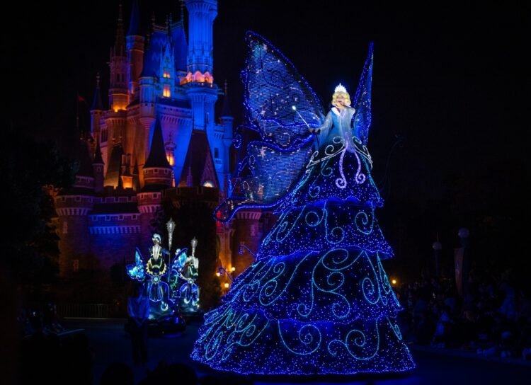 Is Disney International’s Starlight Evening Parade Not on time?