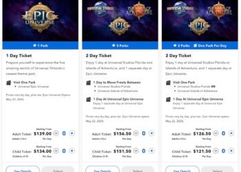 Common Epic Universe Unmarried Day Tickets Now on Sale!