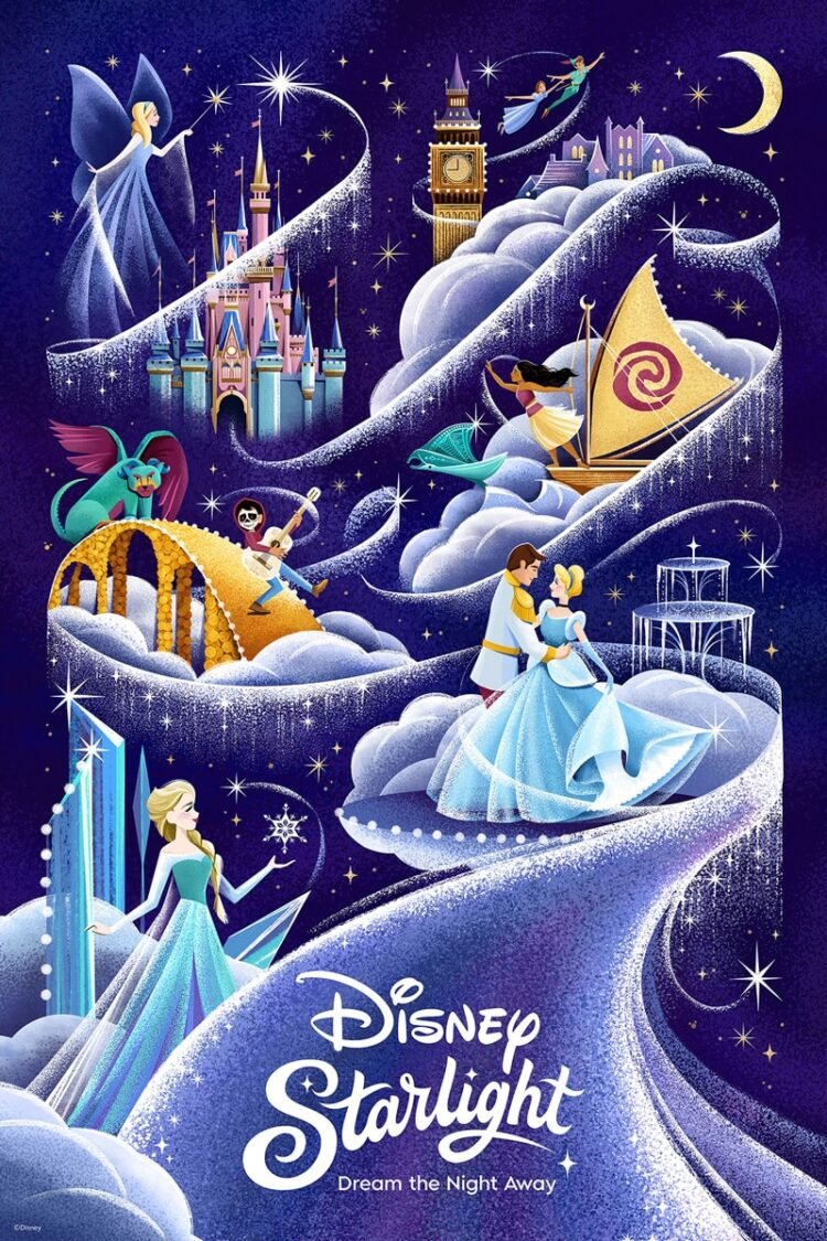 Disney Global Finds Starlight Parade Poster & New Glide!