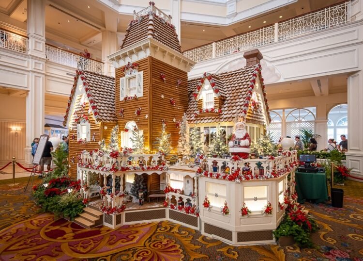 No Gingerbread Area at Grand Floridian for Christmas 2025 at Disney Global