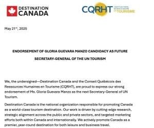 Canada, Mexico & USA United through Endorsing Gloria Guevara for UNWTO Secretary Common