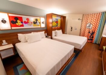 First Glance Photograph Excursion of New Rooms at Disney’s Pop Century Hotel