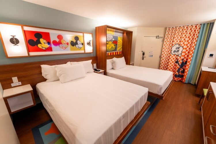 First Glance Photograph Excursion of New Rooms at Disney’s Pop Century Hotel