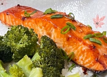 Miso Honey Glazed Salmon