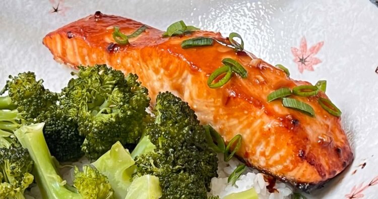Miso Honey Glazed Salmon