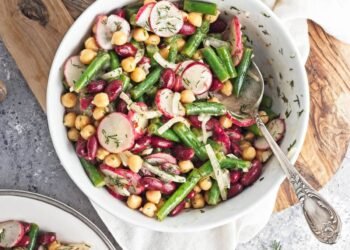 Mild and Scrumptious 3 Bean Salad