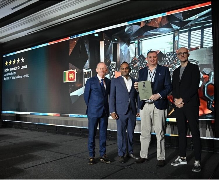 Amari Colombo lauded for remarkable interiors on the Asia Pacific Belongings and Resort Awards