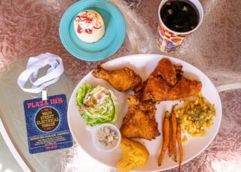 Evaluate: Paint the Night time Parade Plaza Eating Package deal