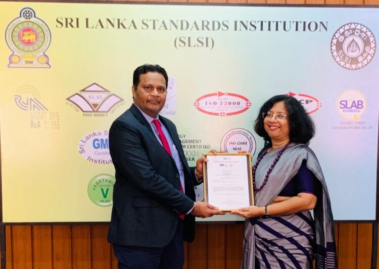 SriLankan Shipment attains ISO 9001:2015 certification