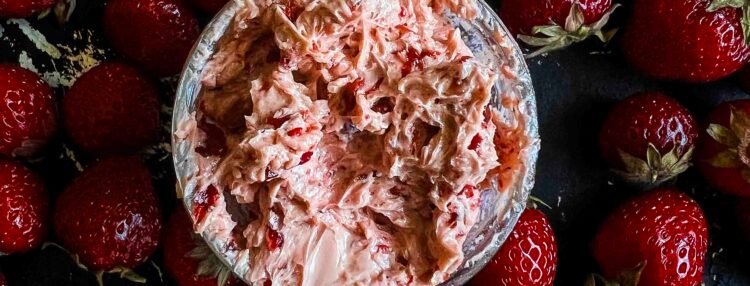 10 Minute Strawberry Chipotle Whipped Butter