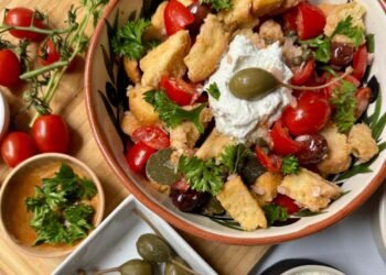 Greek Dakos Salad – Meals A laugh & Far off Puts