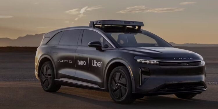 Uber companions with Nuro, Lucid to release 20,000 robotaxis
