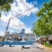 Giant Crane Rebuilding Disney’s Seaside Membership Lodge Front