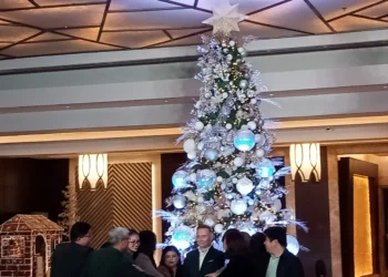 Quest Plus Convention Heart, Manila offers again at its first-ever tree-lighting rite