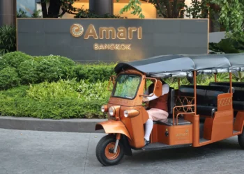 Amari Bangkok is helping visitors discover town with its new electrical tuk-tuk provider
