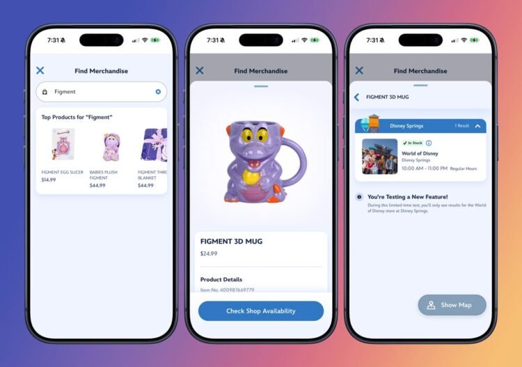 Disney International Assessments New Device to To find Products Simply