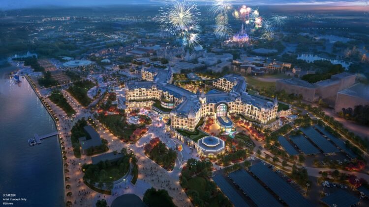 Disney Broadcasts New Park Lodge & Enlargement at Front to Shanghai Disneyland!