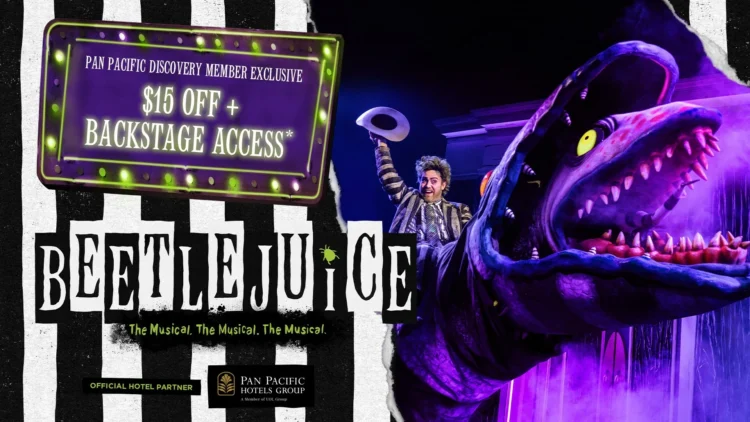 Pan Pacific Lodges Workforce named reputable hospitality spouse for Singapore run of Beetlejuice: The Musical