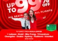 AirAsia brings on its greatest sale this week with as much as 99% off on flights