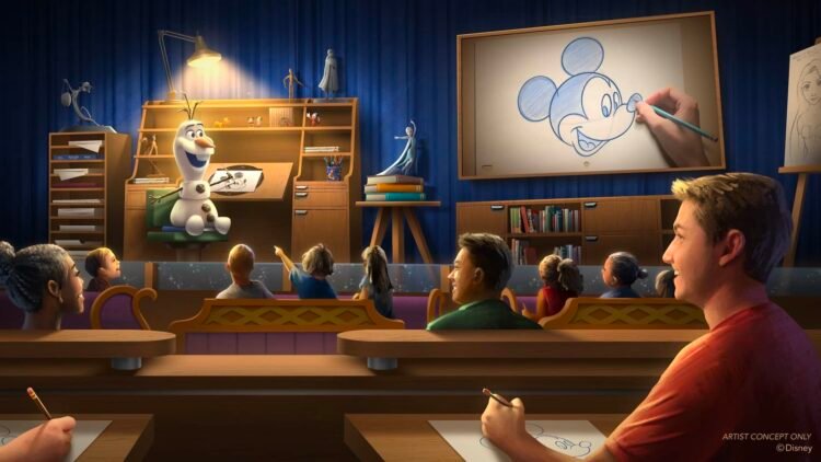 Olaf Snowman Audio Animatronics Main New Animation Appeal Opening in 2026 at Disney International!