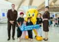 Warner Bros. and Etihad pride households at Abu Dhabi airport