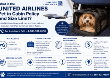 What Is the United Airways Puppy in Cabin Coverage and Dimension Prohibit?