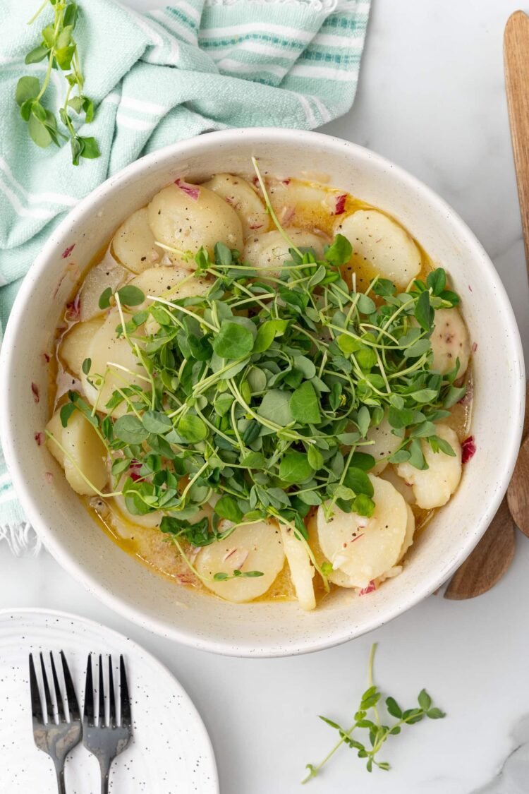 Austrian Potato Salad (Erdäpfelsalat) – The Commute Chunk
