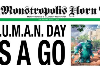 Disney Invitations People Into Monsters, Inc. Global with Monstropolis Land Backstory