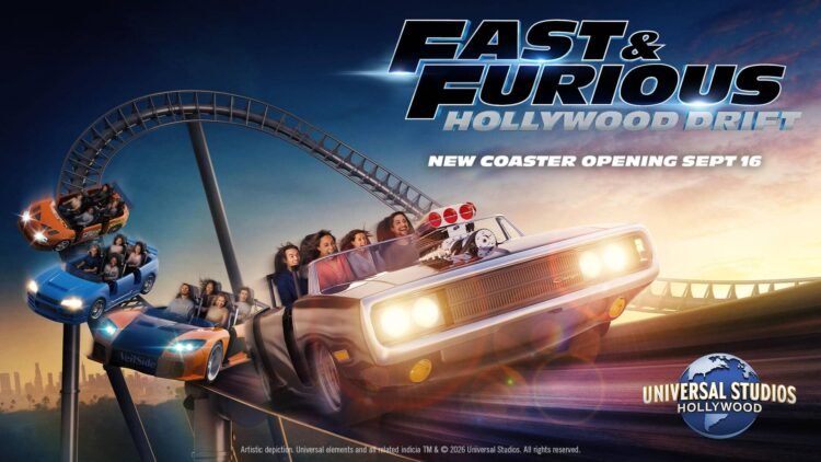 Common After all Publicizes Reliable Opening Date for Speedy & Livid: Hollywood Go with the flow Curler Coaster
