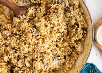 Champagne Risotto with Wild Mushrooms — The Commute Chunk