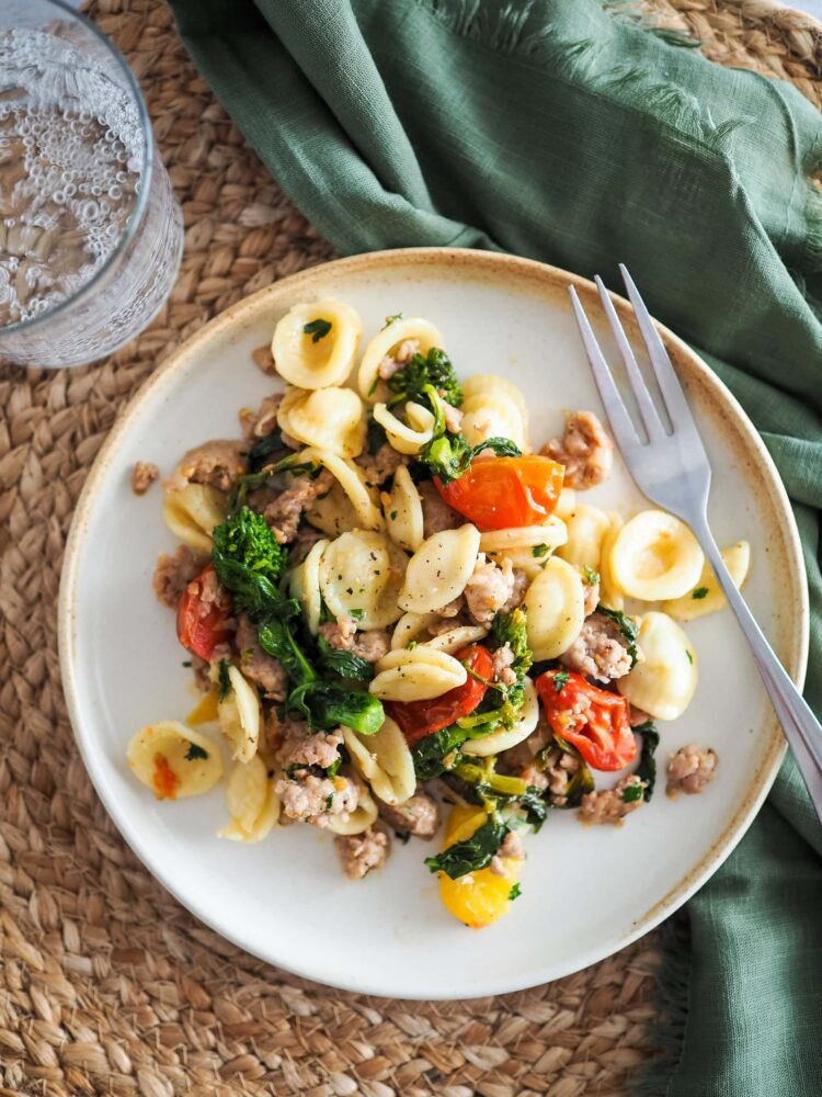Orecchiette Sausage and Broccoli Rabe Recipe– The Shuttle Chew